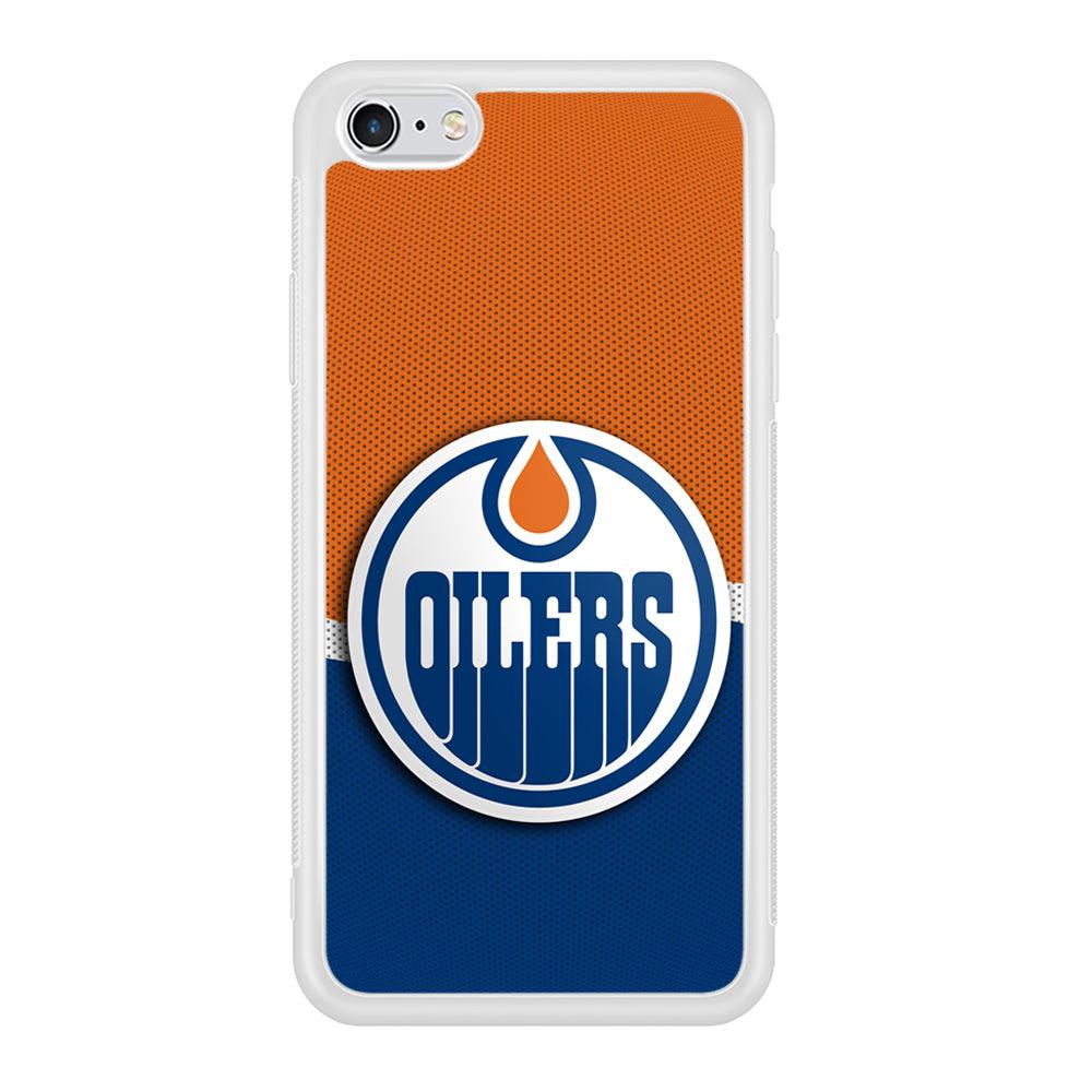 Hockey Edmonton Oilers NHL 002 iPhone 6 | 6s Case-Phone Case-Rubber White (2D Case)-Altracase