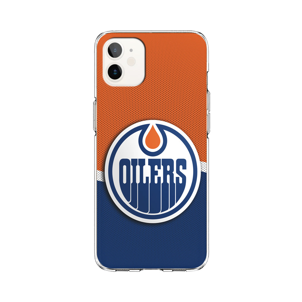 Hockey Edmonton Oilers NHL 002 iPhone 12 Case-Phone Case-Clear Soft Case-Altracase