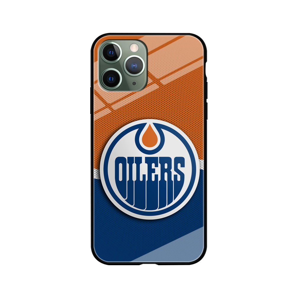Hockey Edmonton Oilers NHL 002 iPhone 11 Pro Max Case-Phone Case-Tempered Glass Case-Altracase