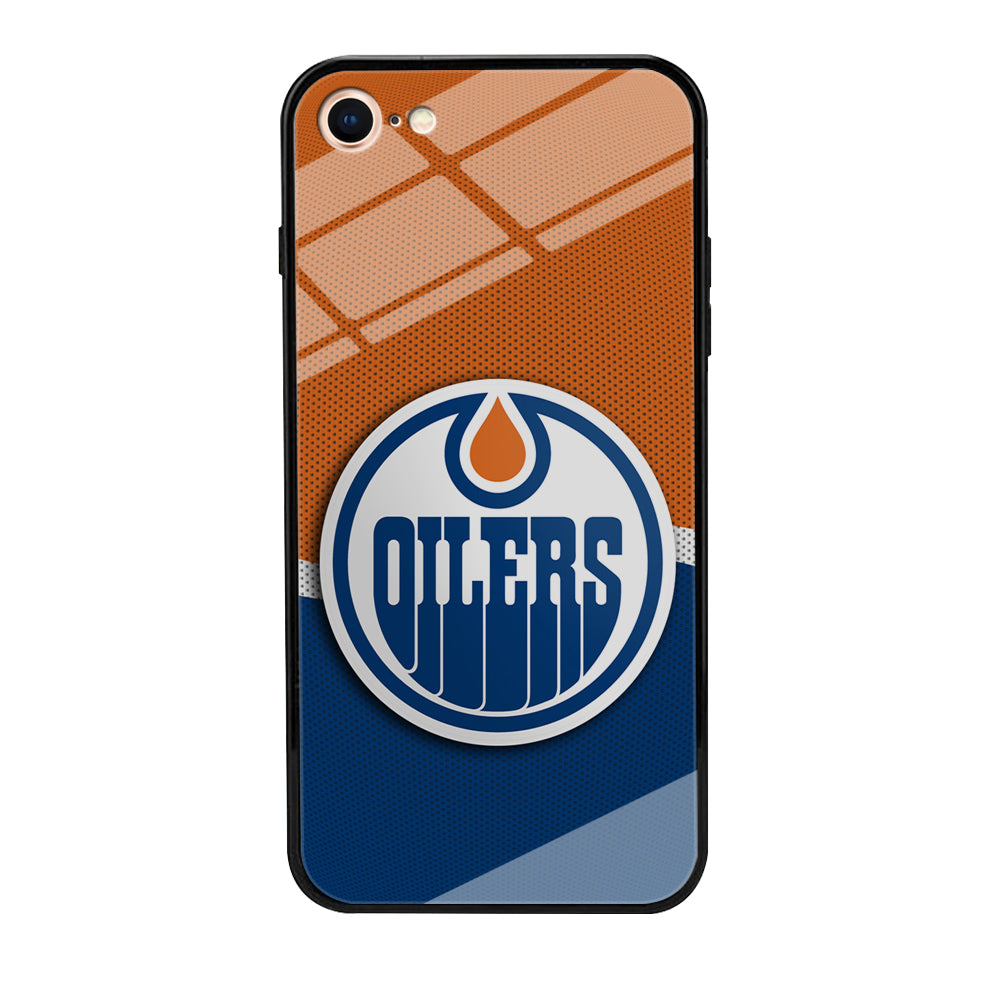 Hockey Edmonton Oilers NHL 002 iPhone 7 Case-Phone Case-Tempered Glass Case-Altracase