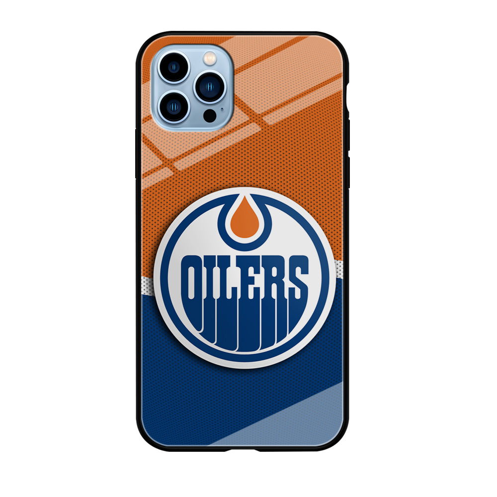 Hockey Edmonton Oilers NHL 002 iPhone 12 Pro Max Case-Phone Case-Tempered Glass Case-Altracase