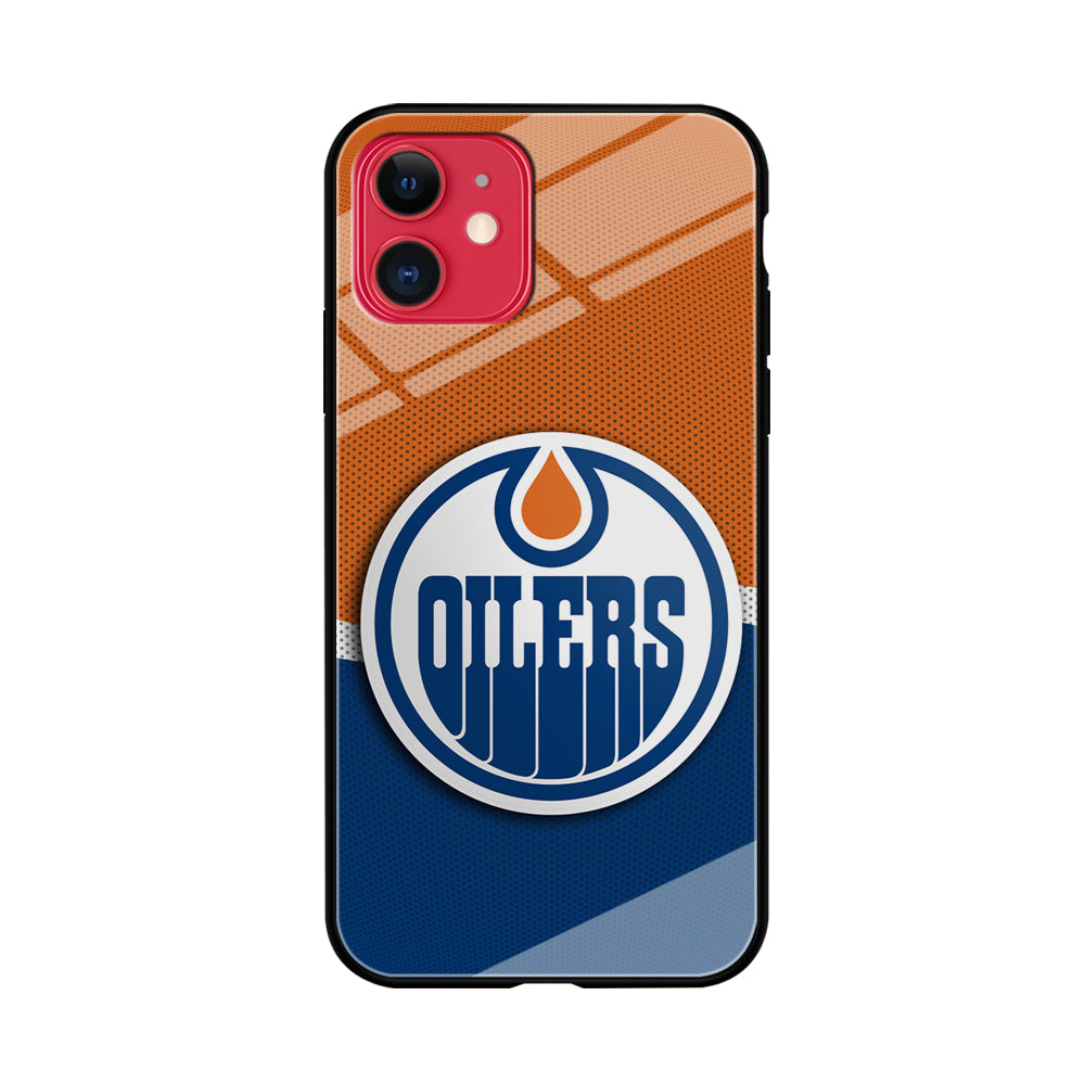 Hockey Edmonton Oilers NHL 002 iPhone 11 Case-Phone Case-Tempered Glass Case-Altracase
