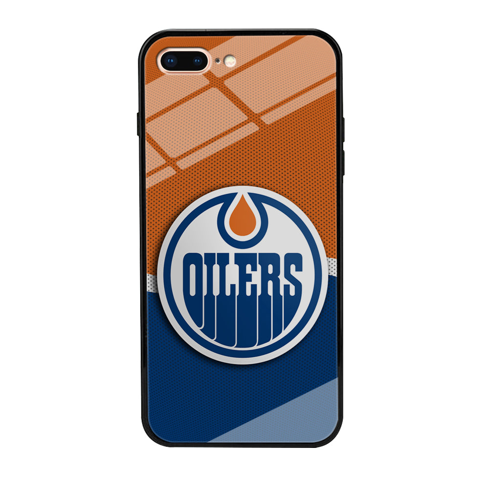 Hockey Edmonton Oilers NHL 002 iPhone 8 Plus Case-Phone Case-Tempered Glass Case-Altracase
