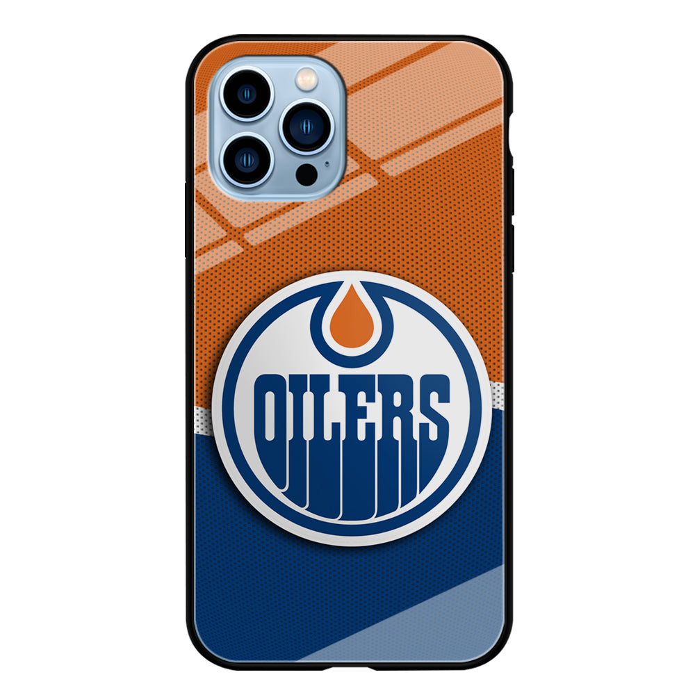 Hockey Edmonton Oilers NHL 002 iPhone 13 Pro Case-Phone Case-Tempered Glass Case-Altracase