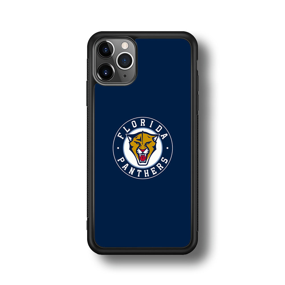Hockey Florida Panthers NHL 001 iPhone 11 Pro Max Case-Phone Case-Rubber Black (2D Case)-Altracase
