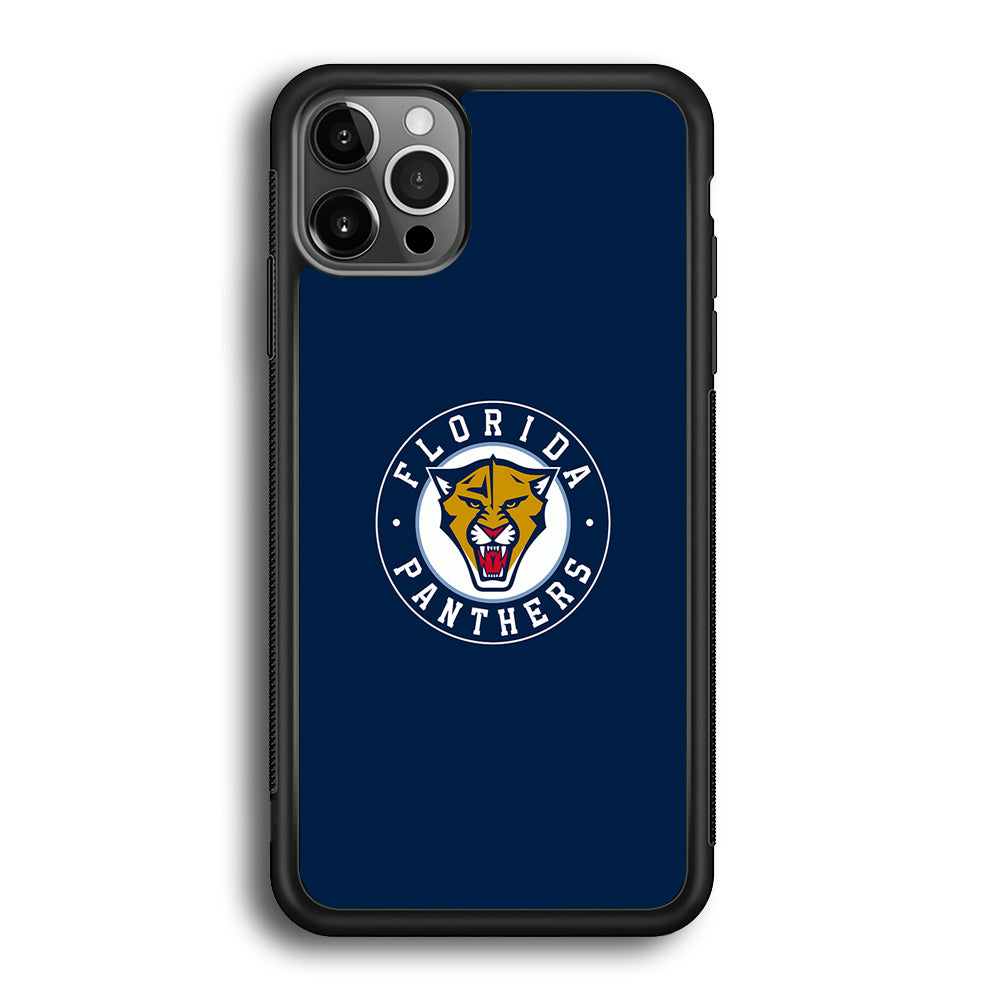 Hockey Florida Panthers NHL 001 iPhone 12 Pro Max Case-Phone Case-Rubber Black (2D Case)-Altracase