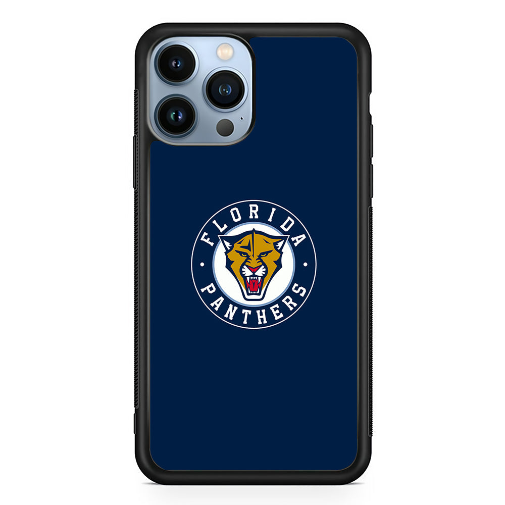Hockey Florida Panthers NHL 001 iPhone 15 Pro Case-Phone Case-Rubber Black (2D Case)-Altracase