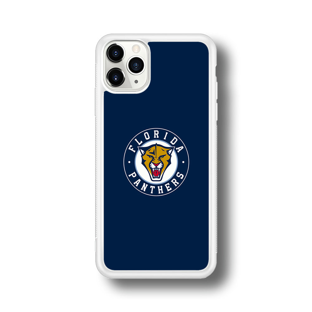 Hockey Florida Panthers NHL 001 iPhone 11 Pro Max Case-Phone Case-Rubber White (2D Case)-Altracase