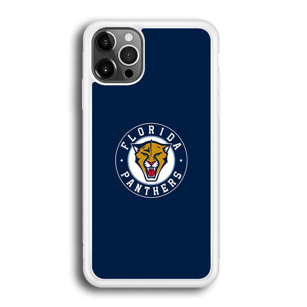 Hockey Florida Panthers NHL 001 iPhone 12 Pro Max Case-Phone Case-Rubber White (2D Case)-Altracase