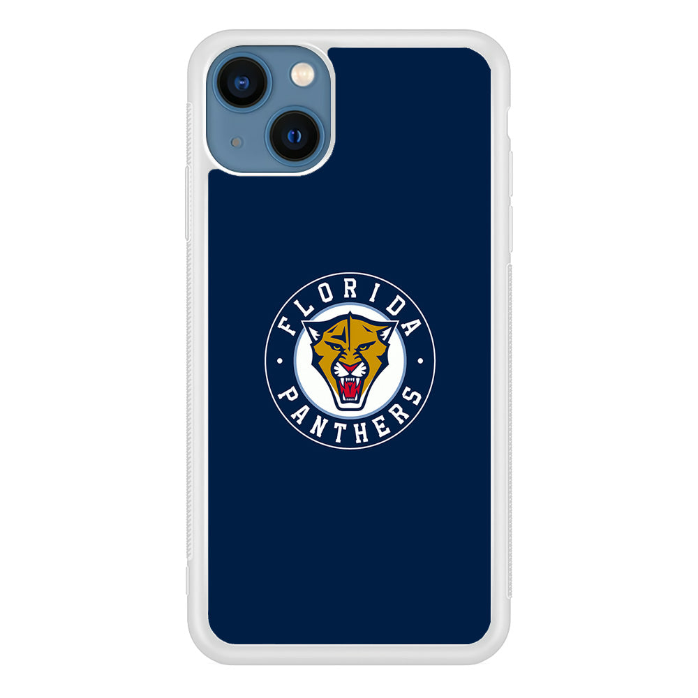 Hockey Florida Panthers NHL 001 iPhone 13 Mini Case-Phone Case-Rubber White (2D Case)-Altracase
