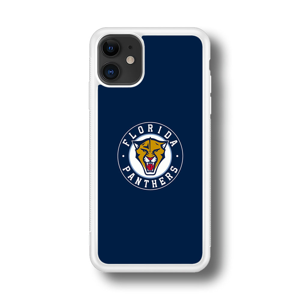 Hockey Florida Panthers NHL 001 iPhone 11 Case-Phone Case-Rubber White (2D Case)-Altracase