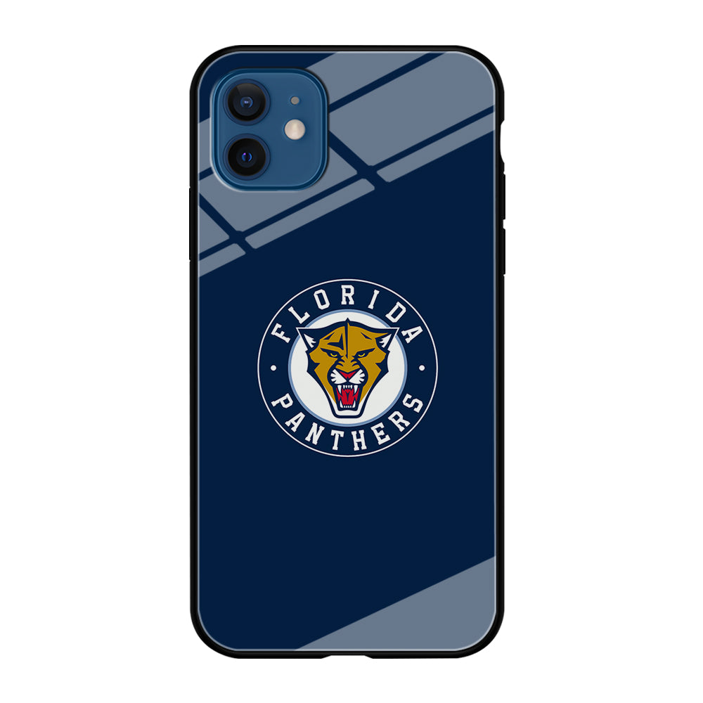 Hockey Florida Panthers NHL 001 iPhone 12 Case-Phone Case-Tempered Glass Case-Altracase
