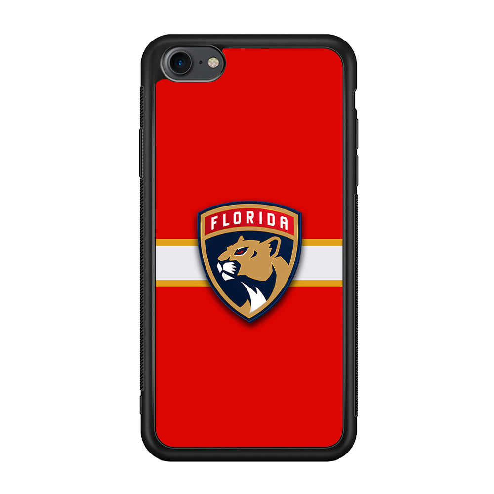 Hockey Florida Panthers NHL 002 iPhone 8 Case-Phone Case-Rubber Black (2D Case)-Altracase