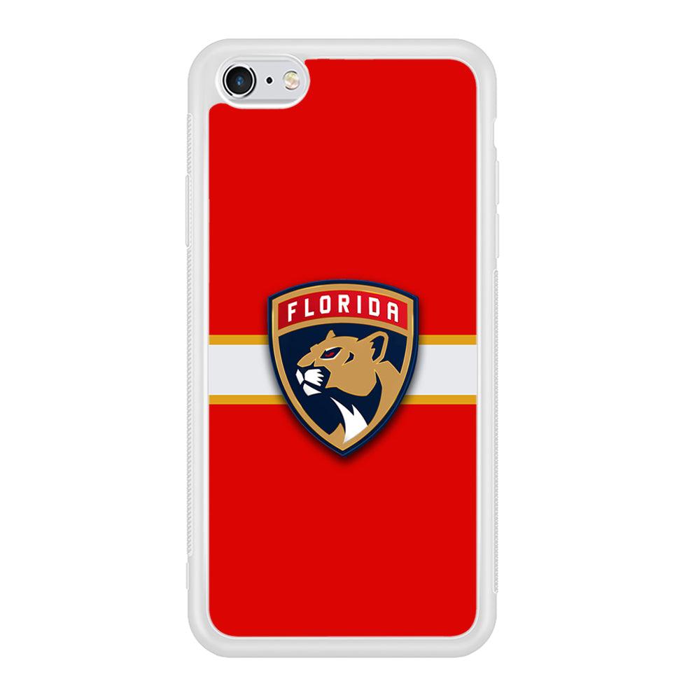 Hockey Florida Panthers NHL 002 iPhone 6 | 6s Case-Phone Case-Rubber White (2D Case)-Altracase