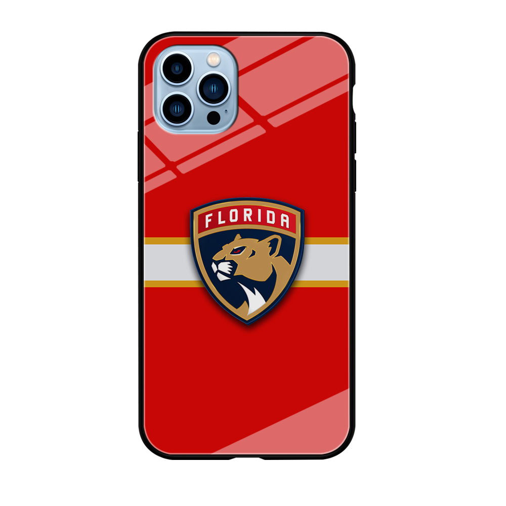 Hockey Florida Panthers NHL 002 iPhone 12 Pro Max Case-Phone Case-Tempered Glass Case-Altracase