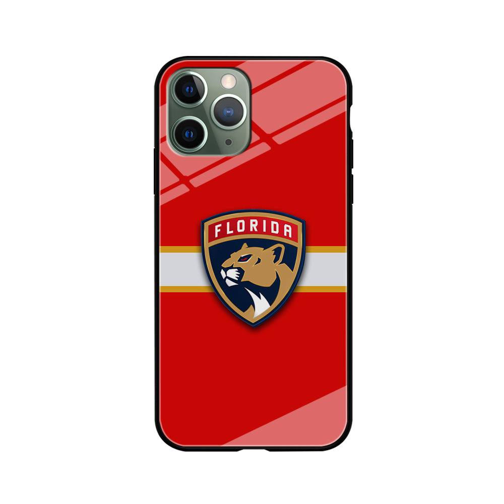 Hockey Florida Panthers NHL 002 iPhone 11 Pro Max Case-Phone Case-Tempered Glass Case-Altracase