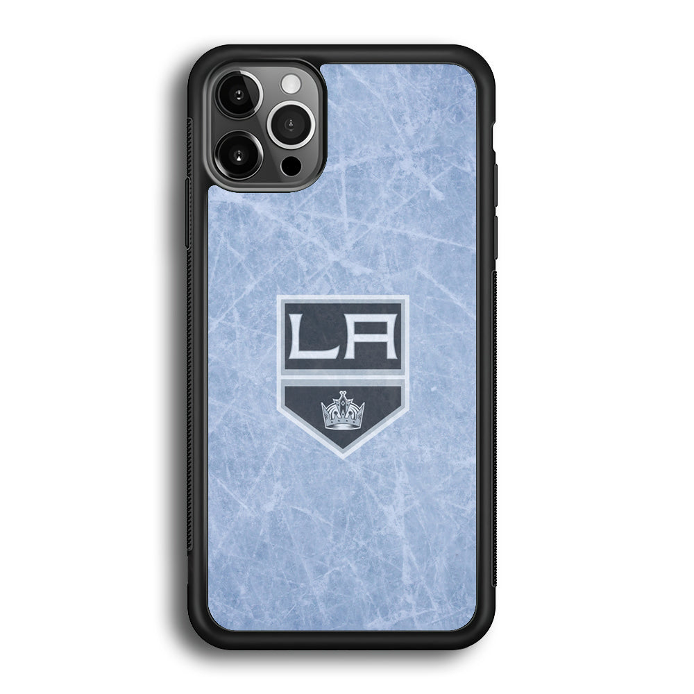 Hockey Los Angeles Kings NHL 001 iPhone 12 Pro Max Case-Phone Case-Rubber Black (2D Case)-Altracase