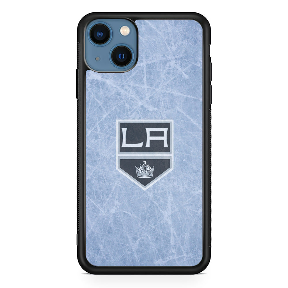 Hockey Los Angeles Kings NHL 001 iPhone 13 Mini Case-Phone Case-Rubber Black (2D Case)-Altracase