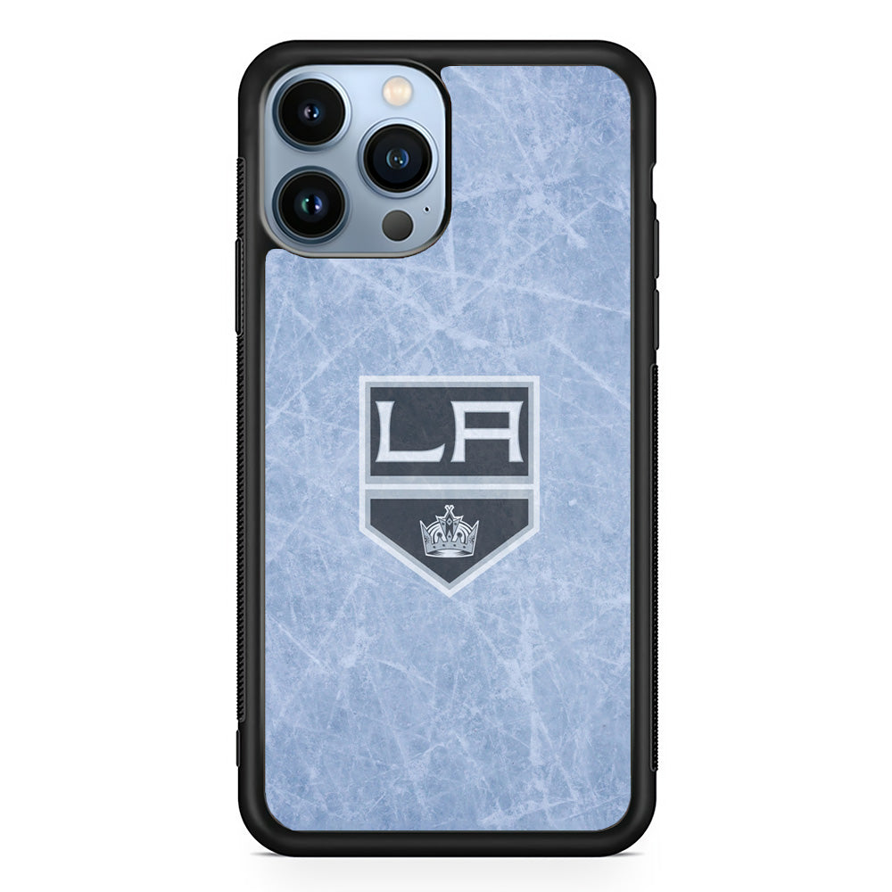 Hockey Los Angeles Kings NHL 001 iPhone 15 Pro Case-Phone Case-Rubber Black (2D Case)-Altracase