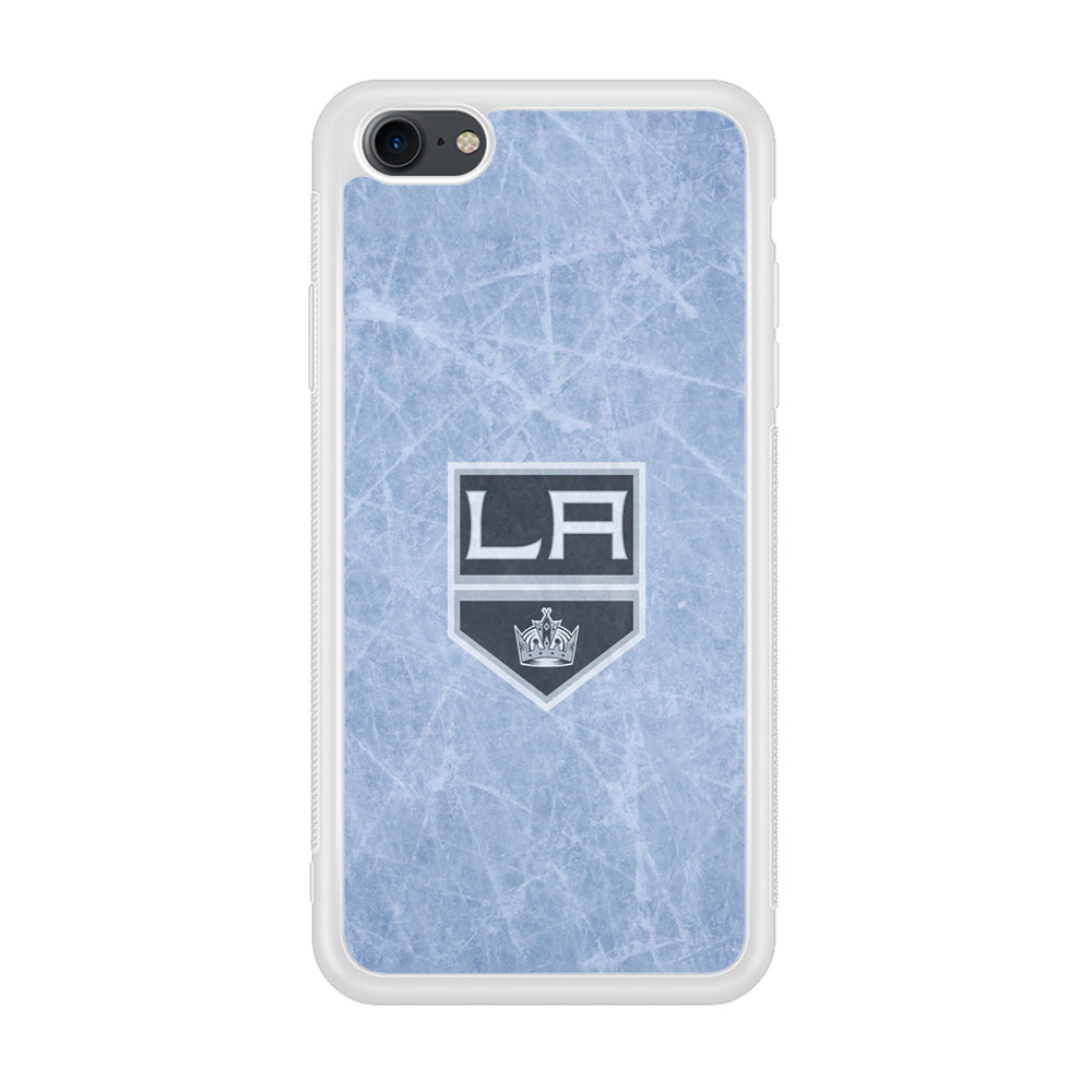 Hockey Los Angeles Kings NHL 001 iPhone 7 Case-Phone Case-Rubber White (2D Case)-Altracase