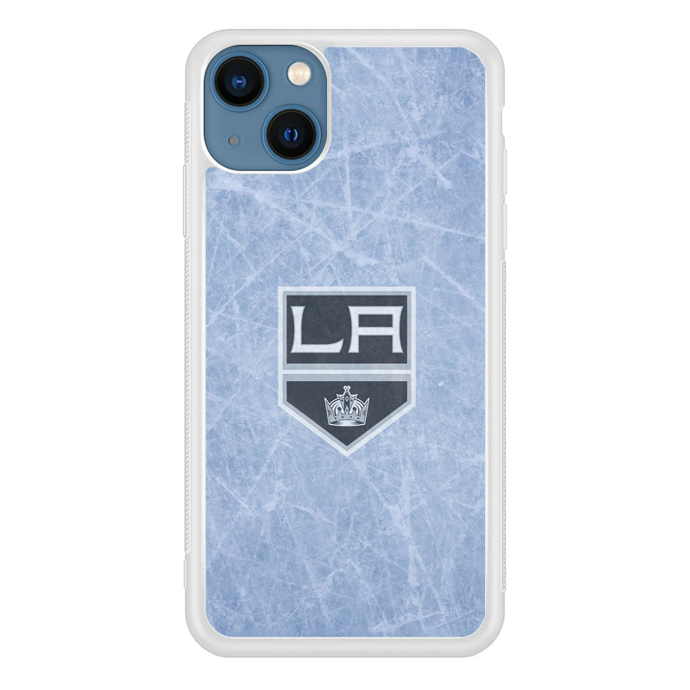Hockey Los Angeles Kings NHL 001 iPhone 13 Mini Case-Phone Case-Rubber White (2D Case)-Altracase
