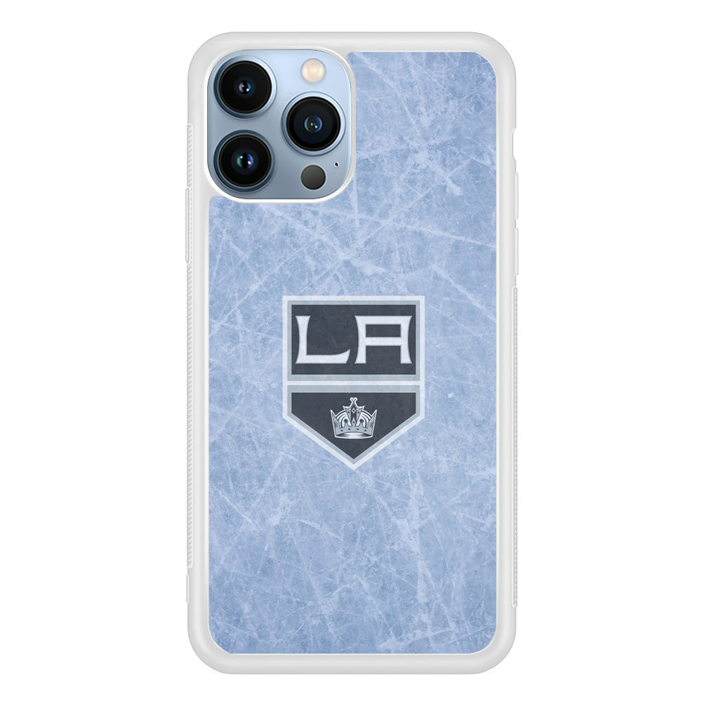 Hockey Los Angeles Kings NHL 001 iPhone 13 Pro Case-Phone Case-Rubber White (2D Case)-Altracase