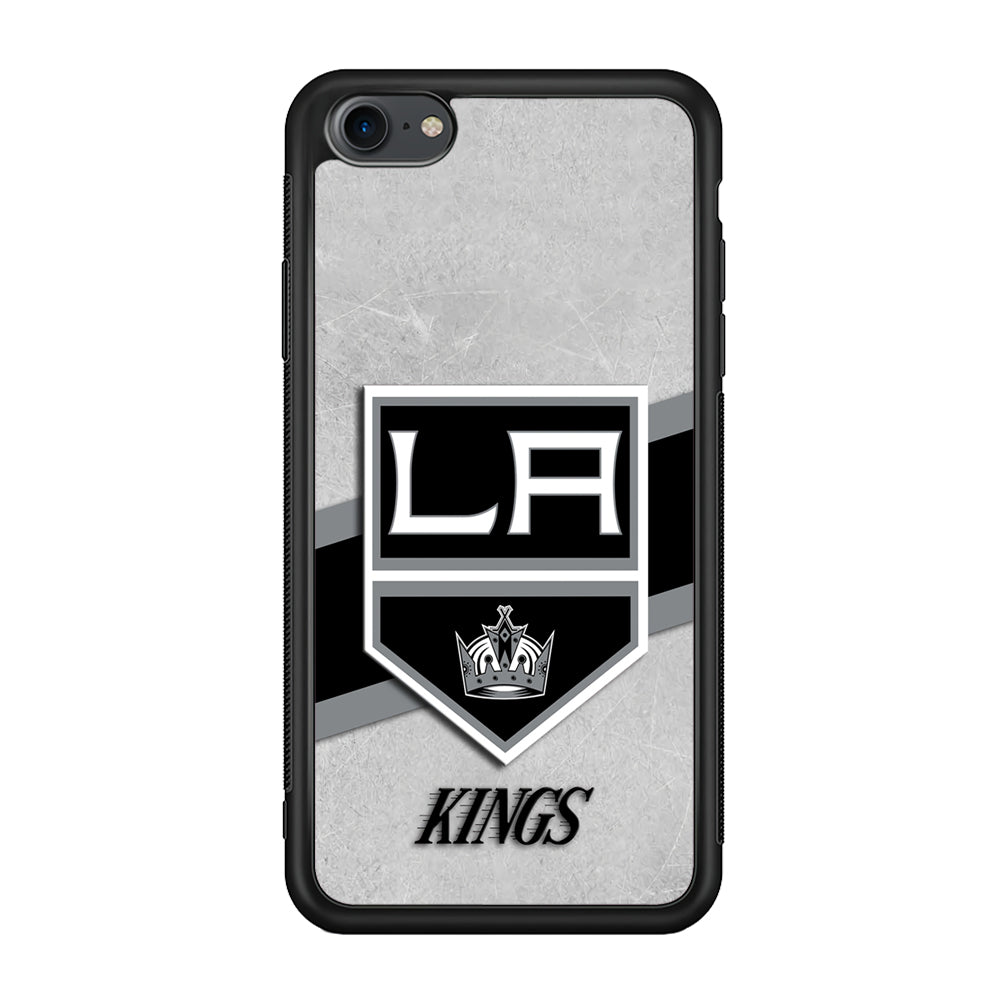 Hockey Los Angeles Kings NHL 002 iPhone 7 Case-Phone Case-Rubber Black (2D Case)-Altracase
