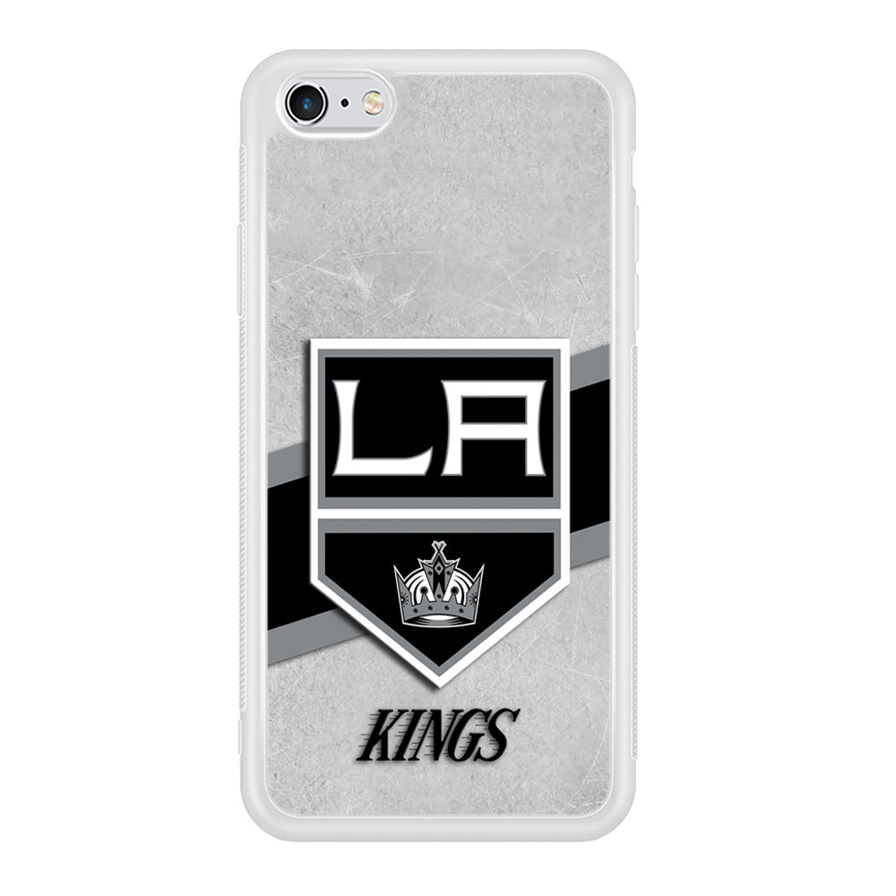 Hockey Los Angeles Kings NHL 002 iPhone 6 Plus | 6s Plus Case-Phone Case-Rubber White (2D Case)-Altracase