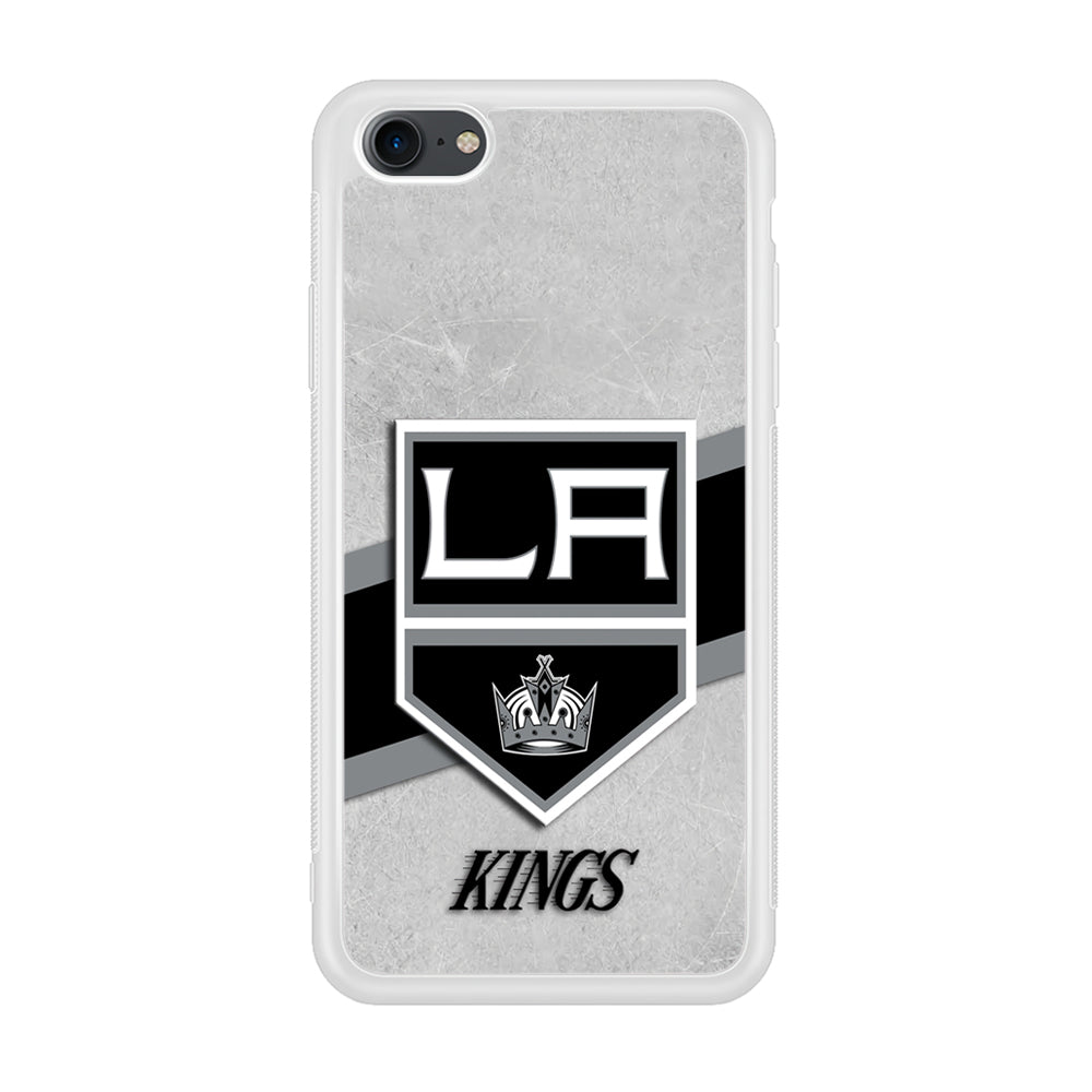 Hockey Los Angeles Kings NHL 002 iPhone 7 Case-Phone Case-Rubber White (2D Case)-Altracase