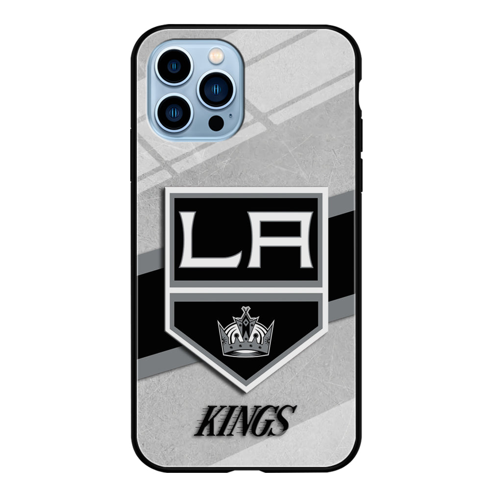 Hockey Los Angeles Kings NHL 002 iPhone 13 Pro Case-Phone Case-Tempered Glass Case-Altracase