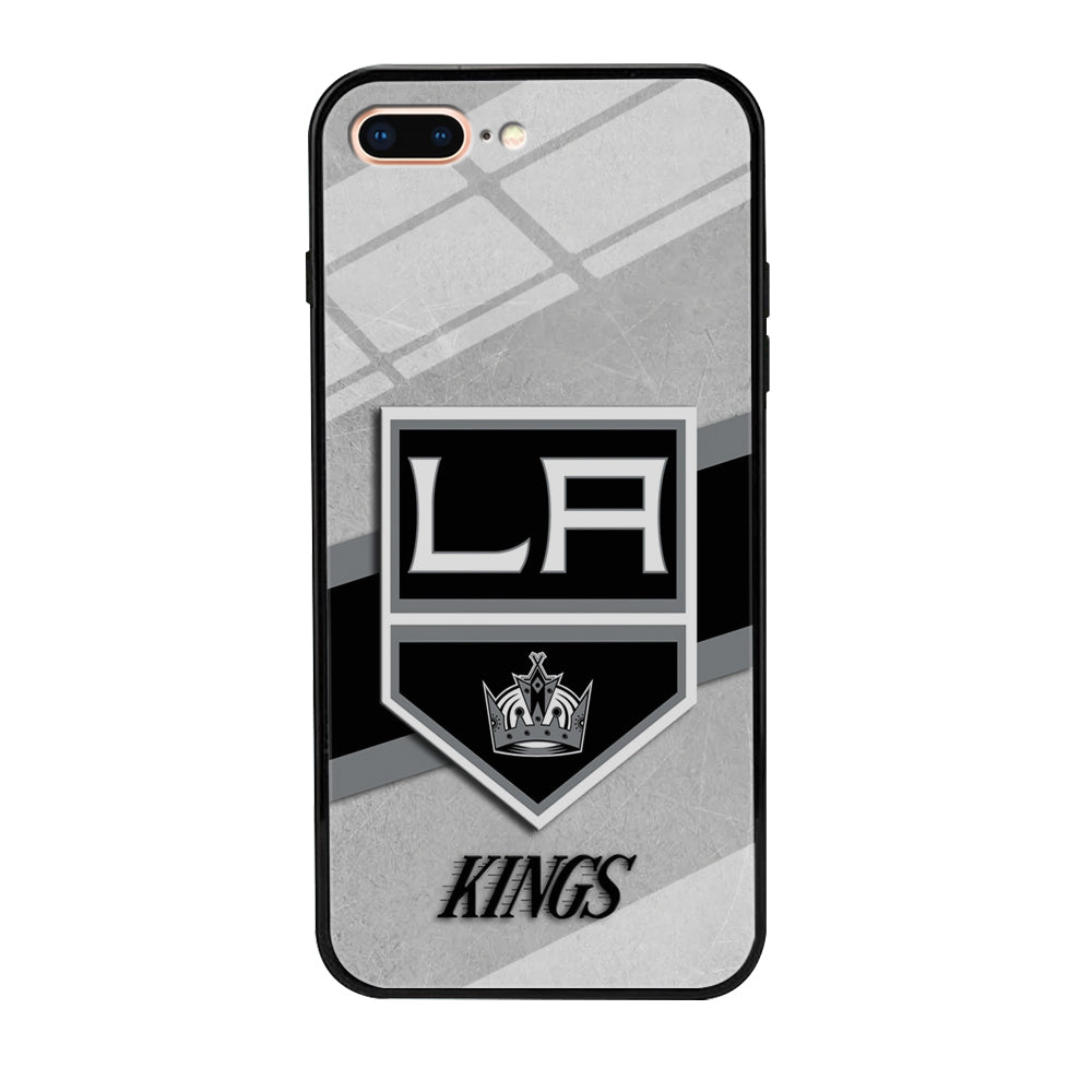 Hockey Los Angeles Kings NHL 002 iPhone 8 Plus Case-Phone Case-Tempered Glass Case-Altracase