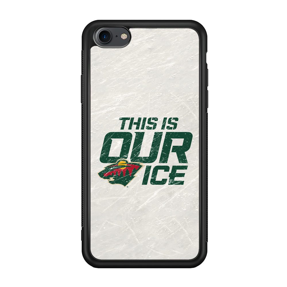 Hockey Minnesota Wild NHL 001 iPhone 7 Case-Phone Case-Rubber Black (2D Case)-Altracase