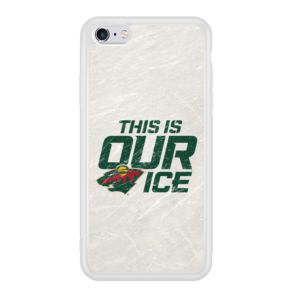 Hockey Minnesota Wild NHL 001 iPhone 6 Plus | 6s Plus Case-Phone Case-Rubber White (2D Case)-Altracase