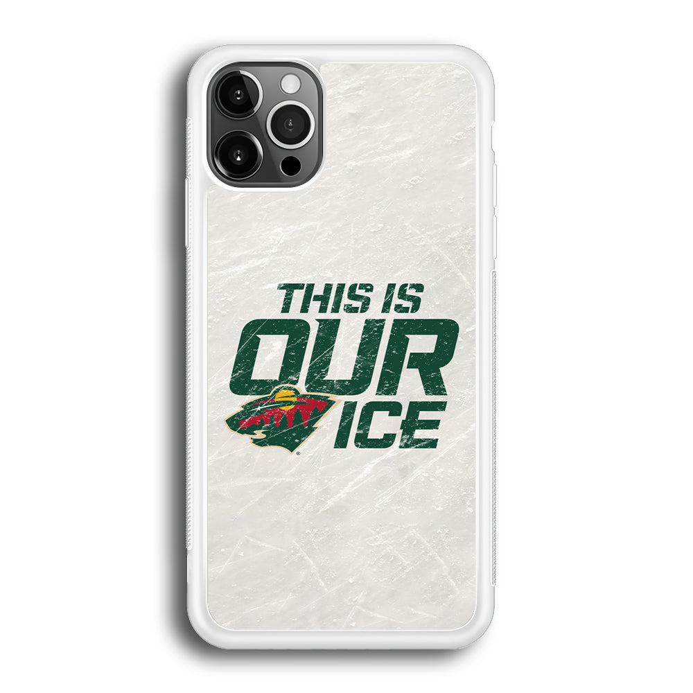 Hockey Minnesota Wild NHL 001 iPhone 12 Pro Max Case-Phone Case-Rubber White (2D Case)-Altracase