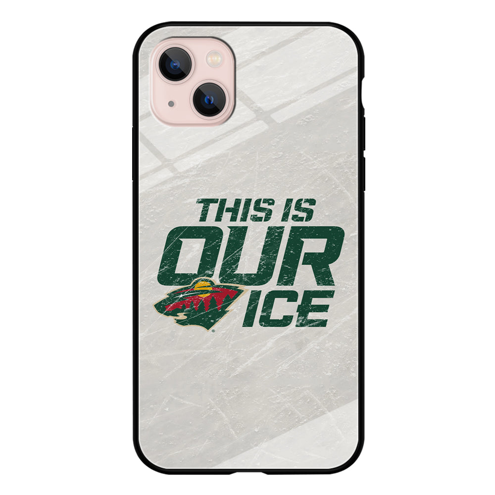 Hockey Minnesota Wild NHL 001 iPhone 13 Mini Case-Phone Case-Tempered Glass Case-Altracase