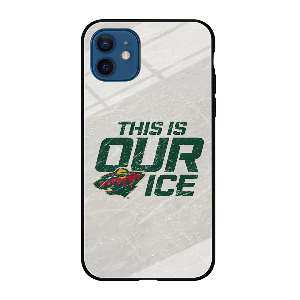Hockey Minnesota Wild NHL 001 iPhone 12 Mini Case-Phone Case-Tempered Glass Case-Altracase