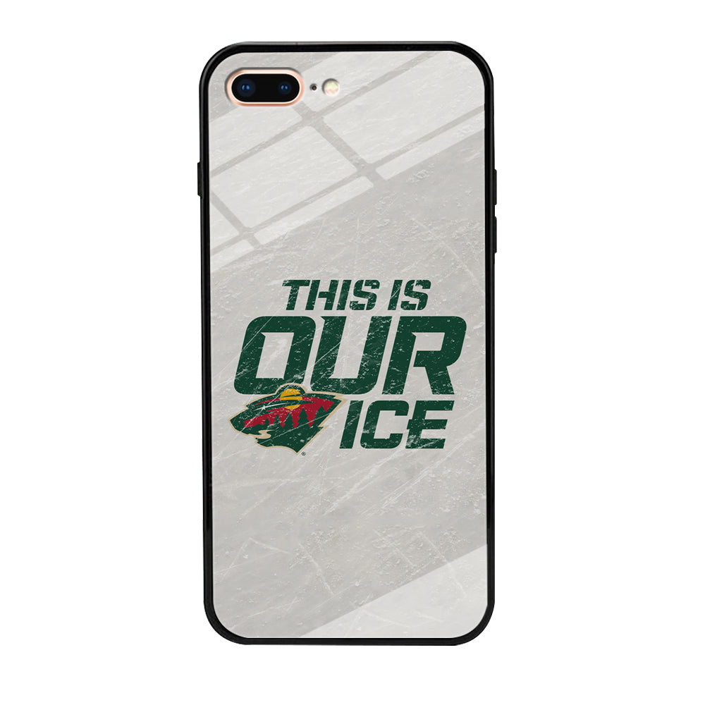 Hockey Minnesota Wild NHL 001 iPhone 8 Plus Case-Phone Case-Tempered Glass Case-Altracase