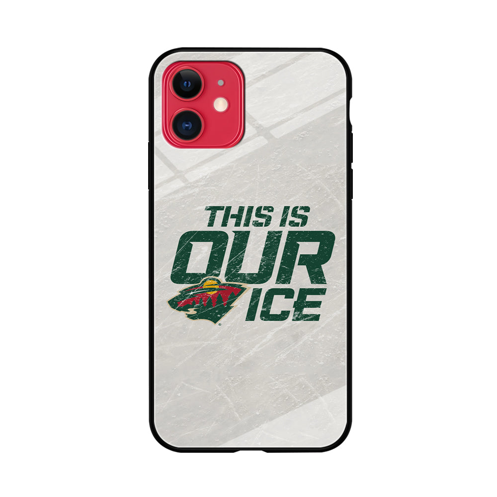 Hockey Minnesota Wild NHL 001 iPhone 11 Case-Phone Case-Tempered Glass Case-Altracase