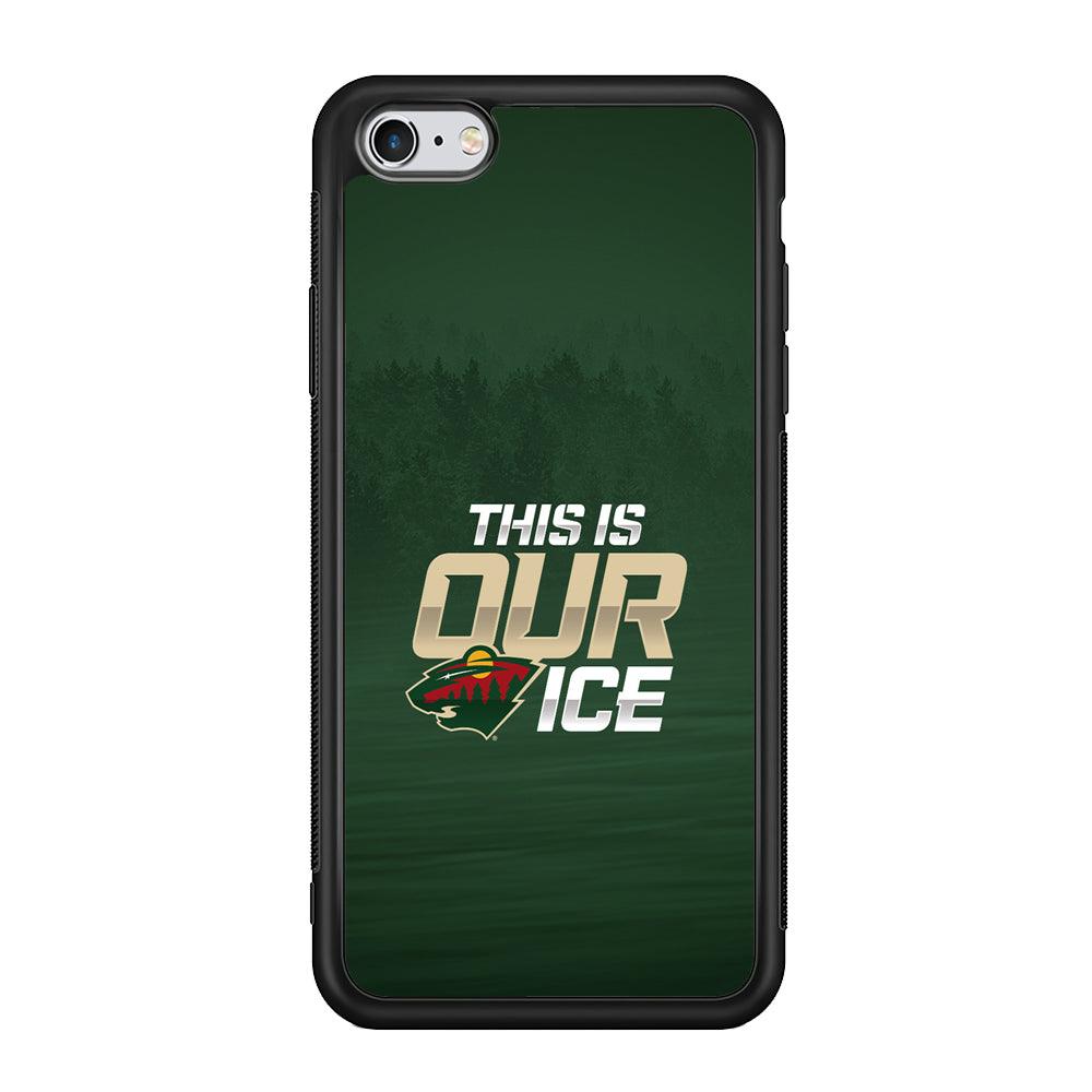 Hockey Minnesota Wild NHL 002 iPhone 6 | 6s Case-Phone Case-Rubber Black (2D Case)-Altracase