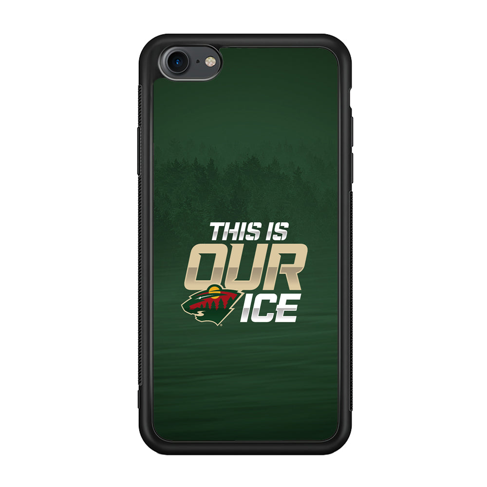 Hockey Minnesota Wild NHL 002 iPhone 7 Case-Phone Case-Rubber Black (2D Case)-Altracase