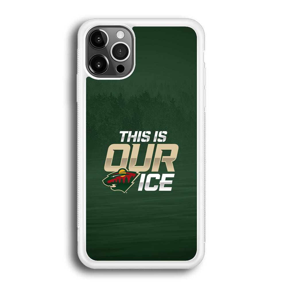 Hockey Minnesota Wild NHL 002 iPhone 12 Pro Max Case-Phone Case-Rubber White (2D Case)-Altracase