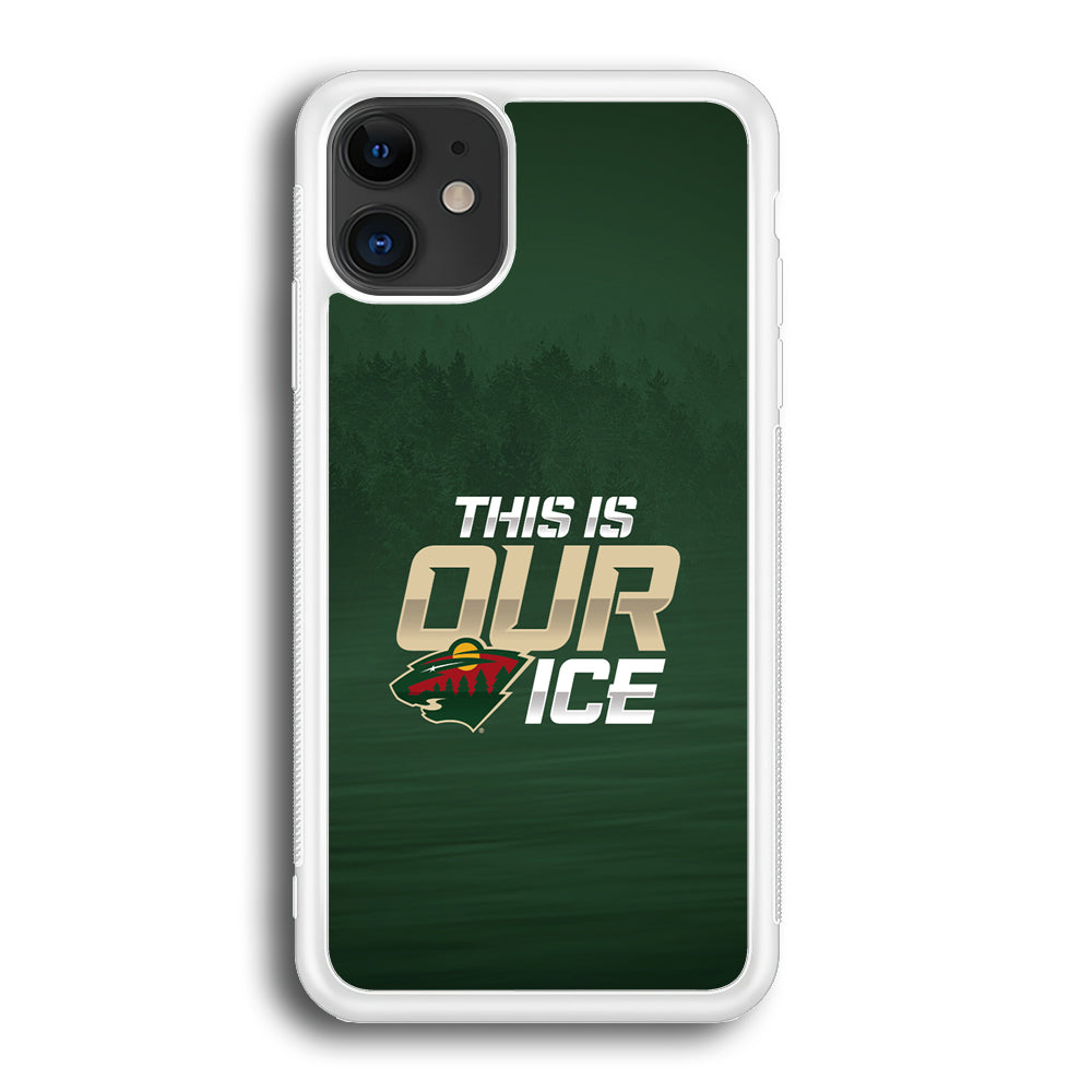 Hockey Minnesota Wild NHL 002 iPhone 12 Mini Case-Phone Case-Rubber White (2D Case)-Altracase