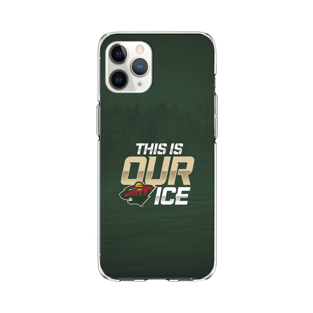 Hockey Minnesota Wild NHL 002 iPhone 11 Pro Max Case-Phone Case-Clear Soft Case-Altracase
