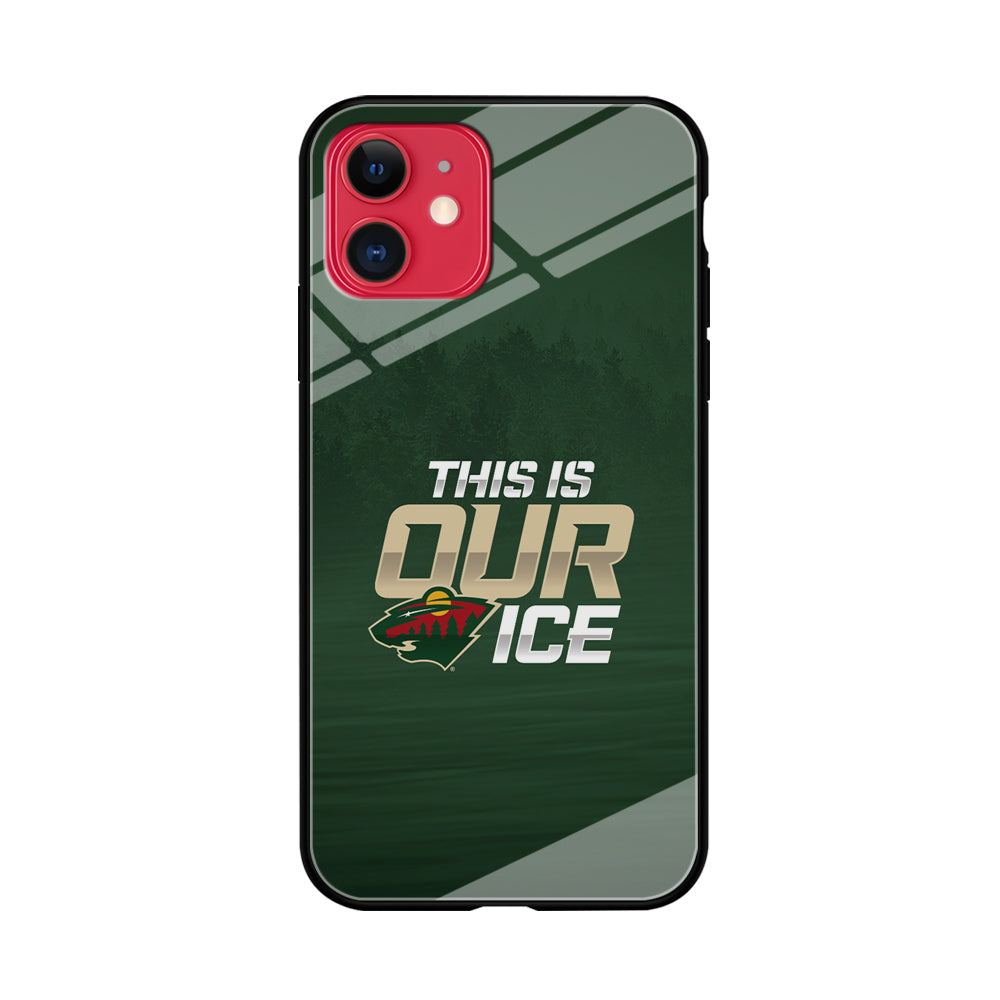 Hockey Minnesota Wild NHL 002 iPhone 11 Case-Phone Case-Tempered Glass Case-Altracase