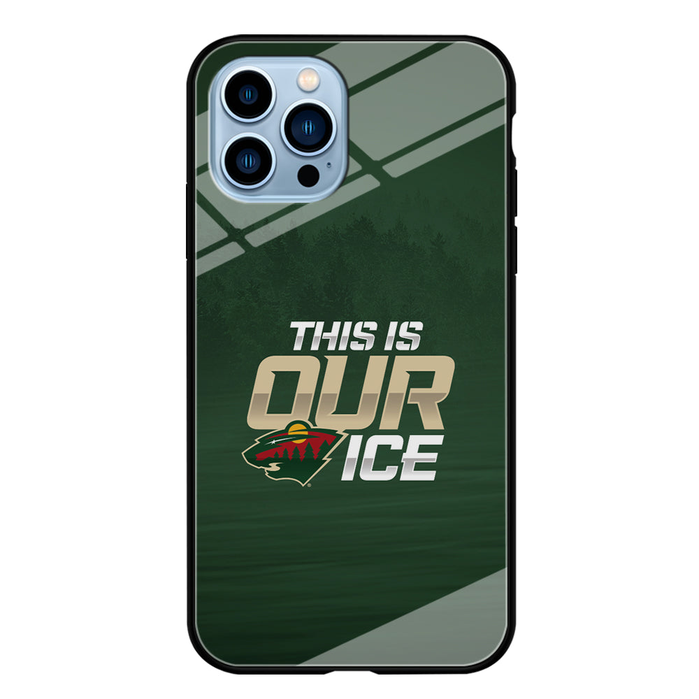 Hockey Minnesota Wild NHL 002 iPhone 13 Pro Max Case-Phone Case-Tempered Glass Case-Altracase