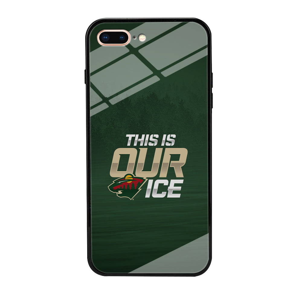 Hockey Minnesota Wild NHL 002 iPhone 8 Plus Case-Phone Case-Tempered Glass Case-Altracase