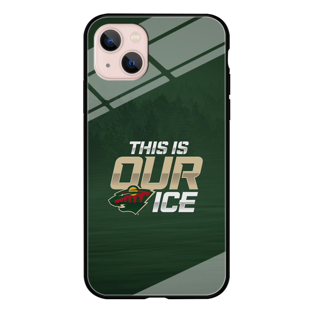 Hockey Minnesota Wild NHL 002 iPhone 13 Case-Phone Case-Tempered Glass Case-Altracase