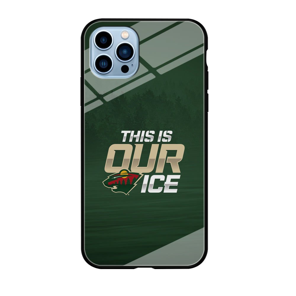 Hockey Minnesota Wild NHL 002 iPhone 12 Pro Max Case-Phone Case-Tempered Glass Case-Altracase