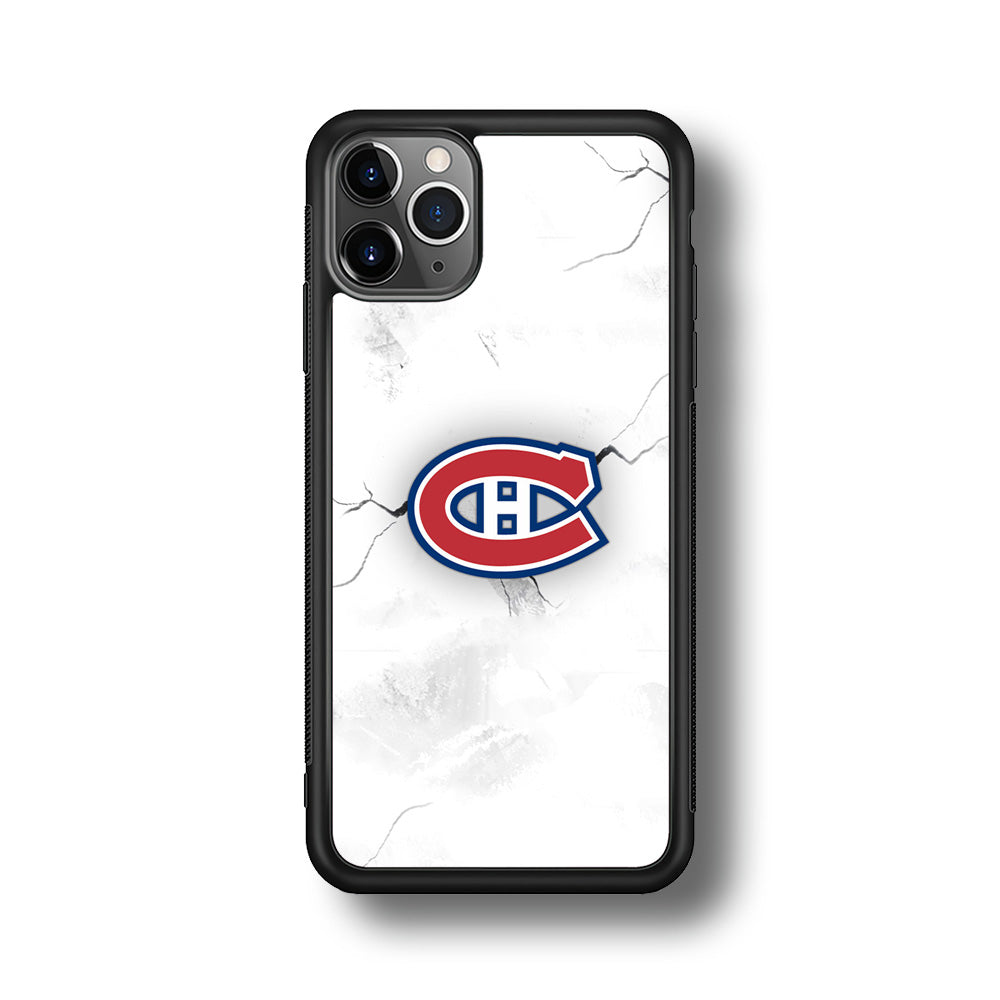 Hockey Montréal Canadiens NHL 001 iPhone 11 Pro Max Case-Phone Case-Rubber Black (2D Case)-Altracase