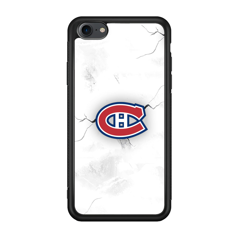Hockey Montréal Canadiens NHL 001 iPhone 7 Case-Phone Case-Rubber Black (2D Case)-Altracase